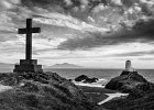 John Gorman_Cross and Lighthouse, LLanddwyn Island, Anglesey.jpg